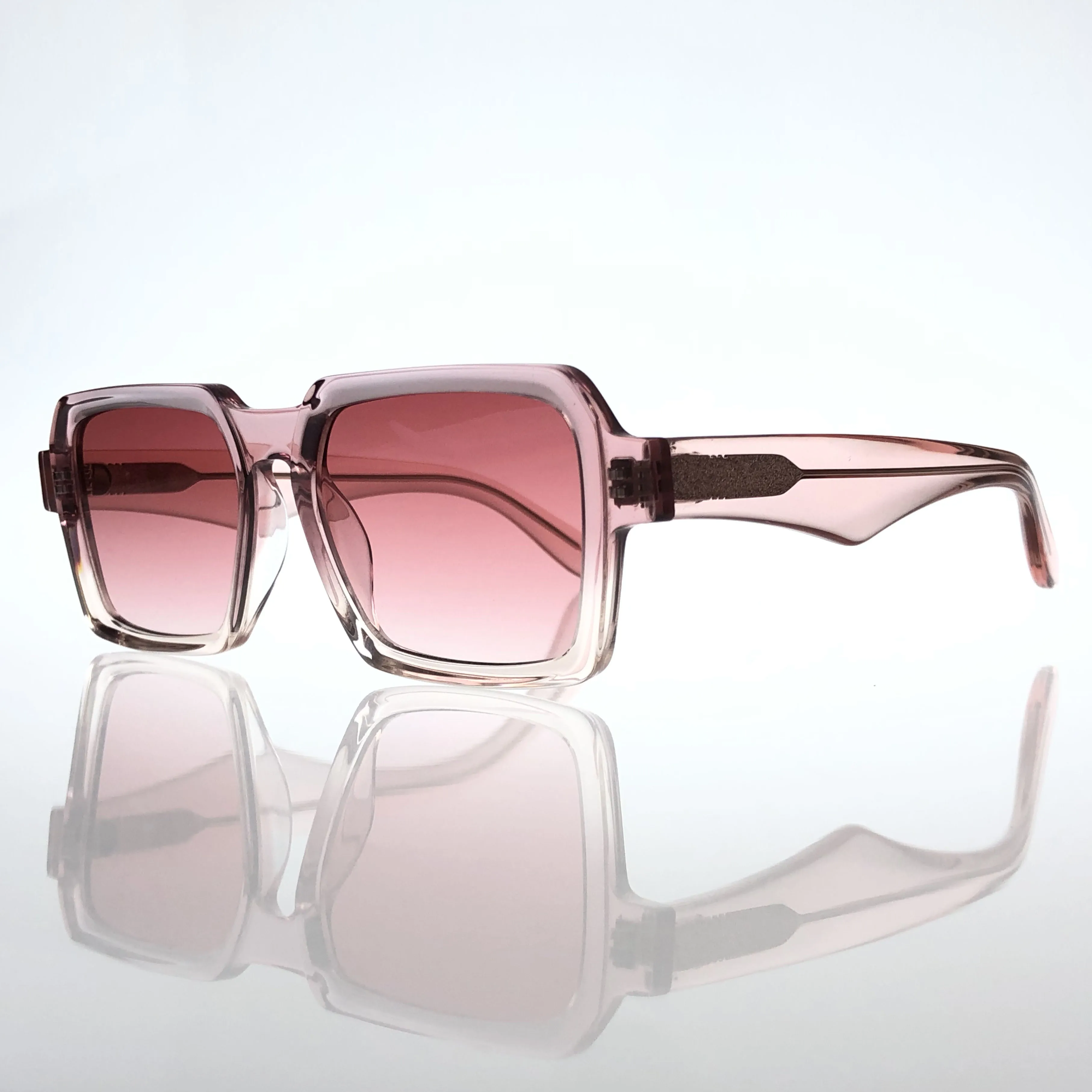 Hot Sell square acetate sunglasses fashion UV400 eyewear for women and men M5213