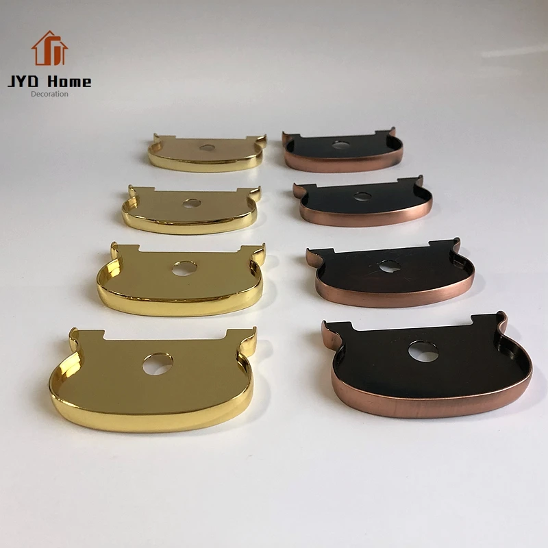 Wholesale Indoor Decorative Heavy Duty Zinc Alloy Wood Railing Handrail Connector Plate Stair Parts Metal Accessories