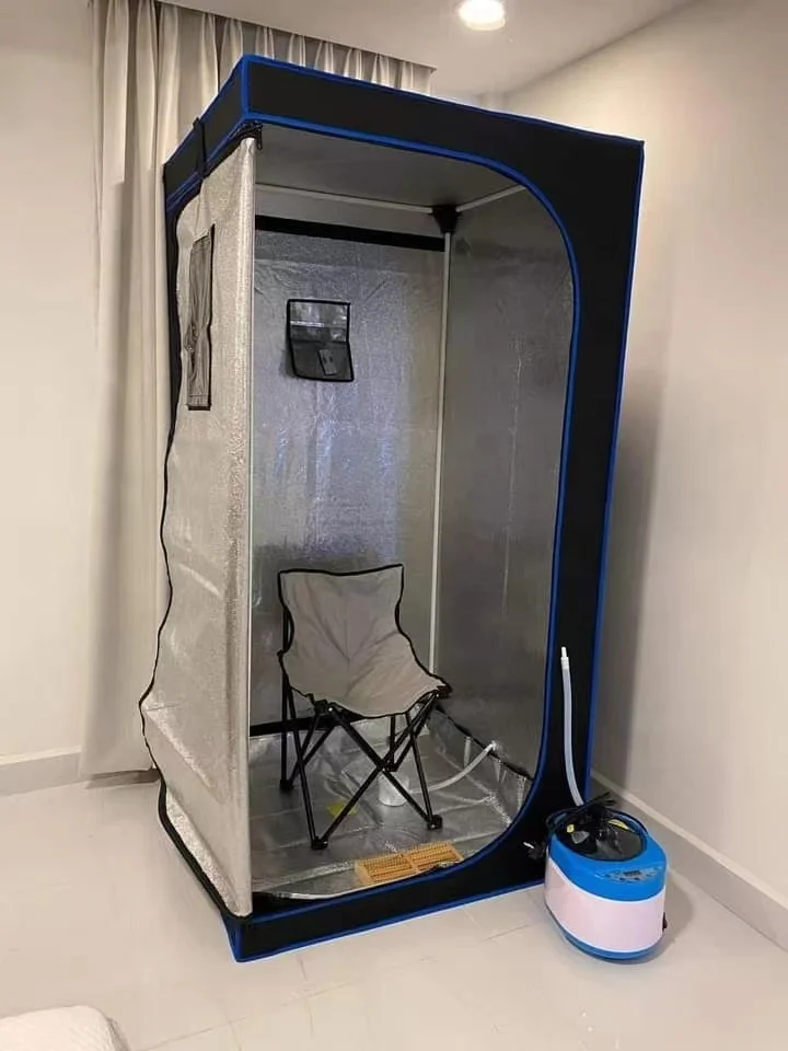 Customized Color Steam Sauna With Chair ,steamer pot