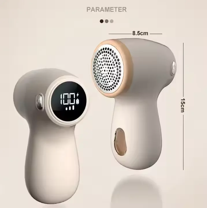 6-blade Lint Remover Clothes Fuzz Pellet Trimmer Machine Portable Charge Fabric Shaver Removes for Clothes Spools Removal