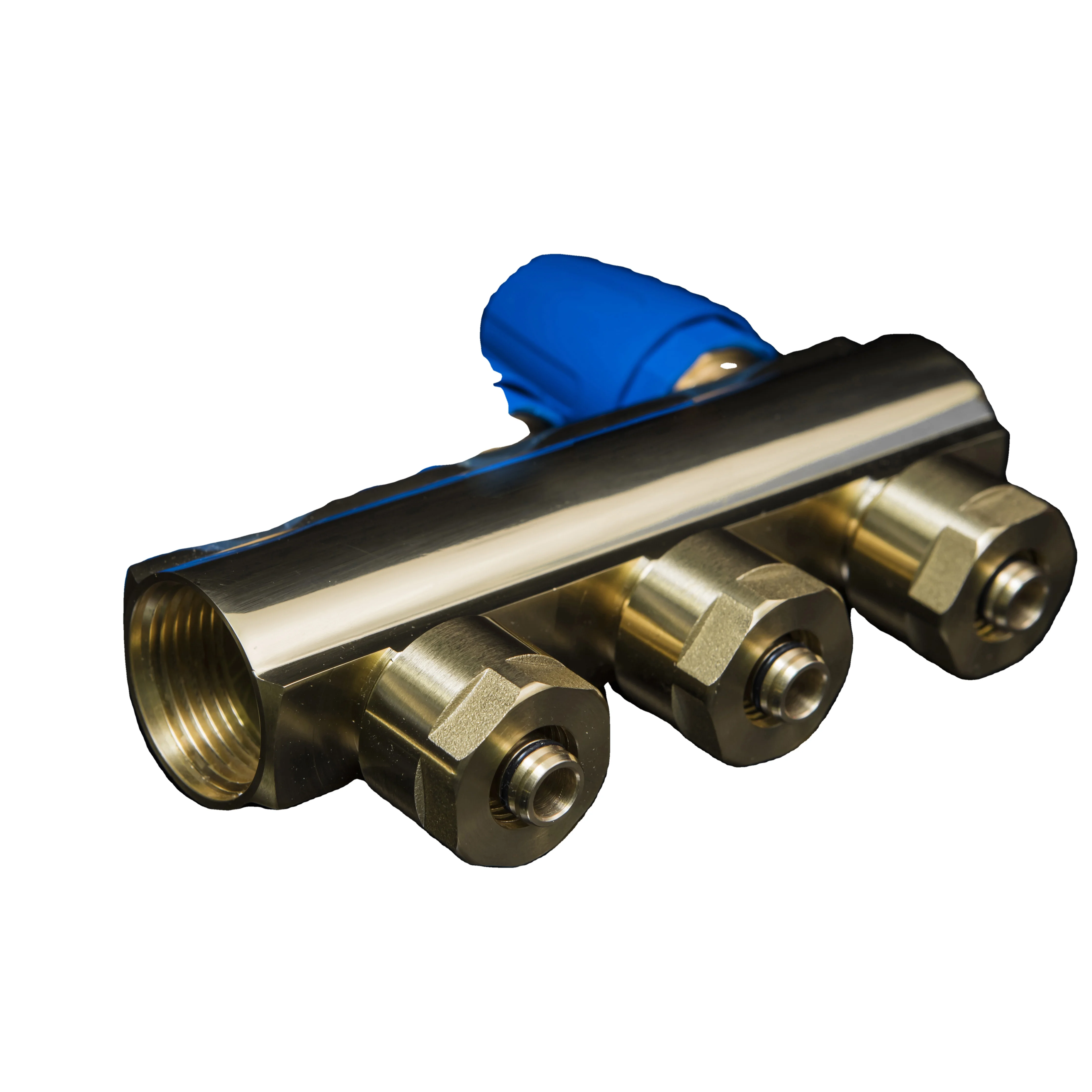Customized OEM ODM high quality water seperated brass fittings 2-6ways manifold for pex fitting heating floor copper MANIFOLD