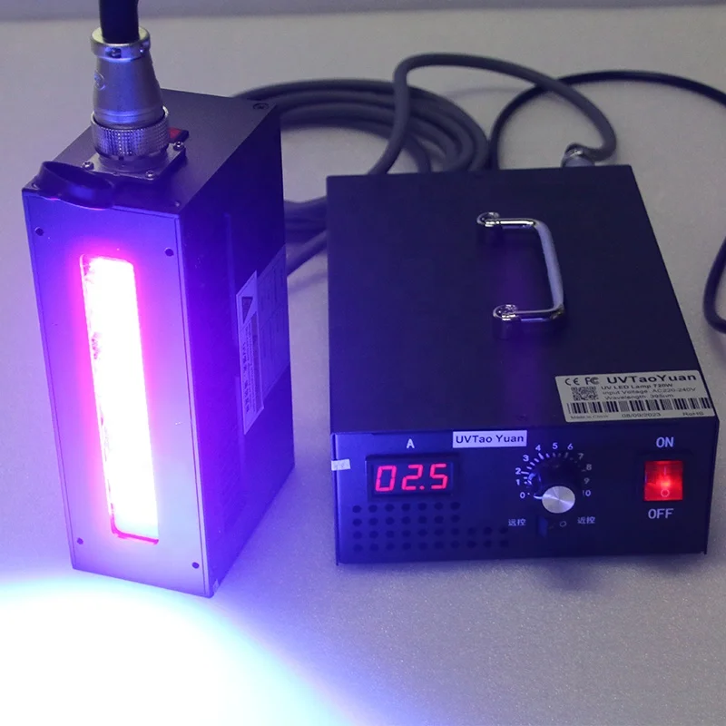 High Power 720W UV LED Curing Light Air Cooled System Water Cooled Uv LED Curing Machine Light Source
