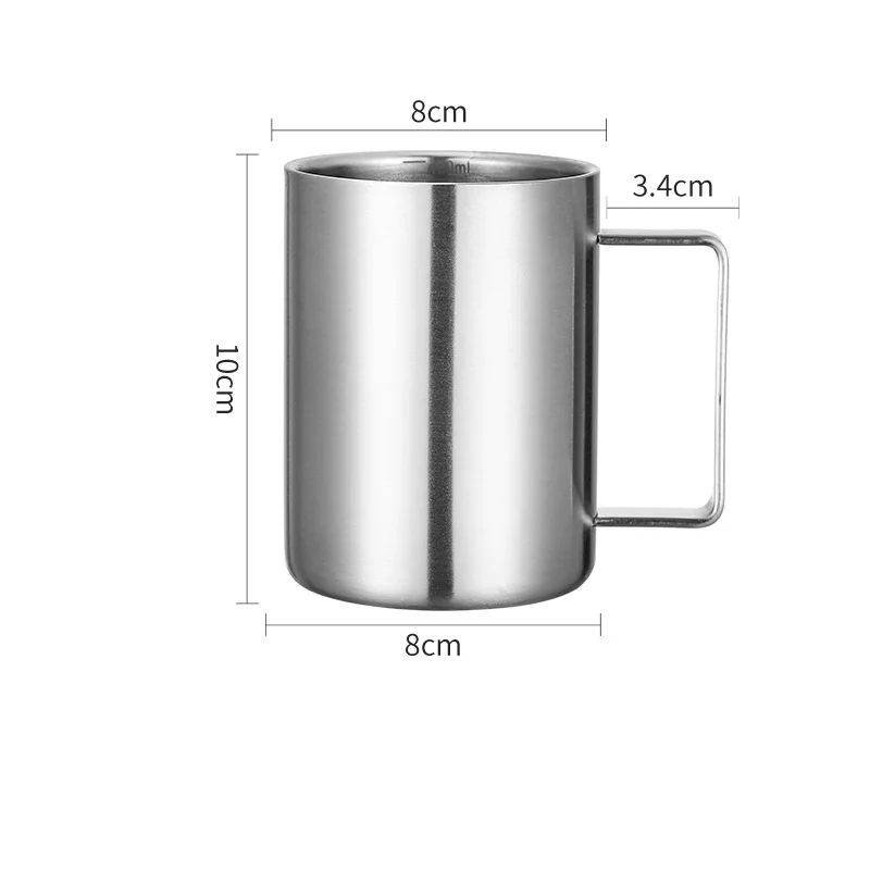 2024 Hot-Selling promotional Vacuum Insulated Stainless Steel Thermal Tumbler Mug Cups With Handle for Express company gift