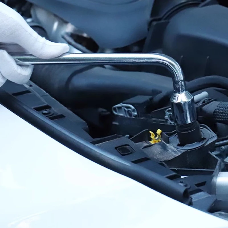 L Type Hexagon 19-24 mm Slotted End Car Tire Socket Lug Wrench