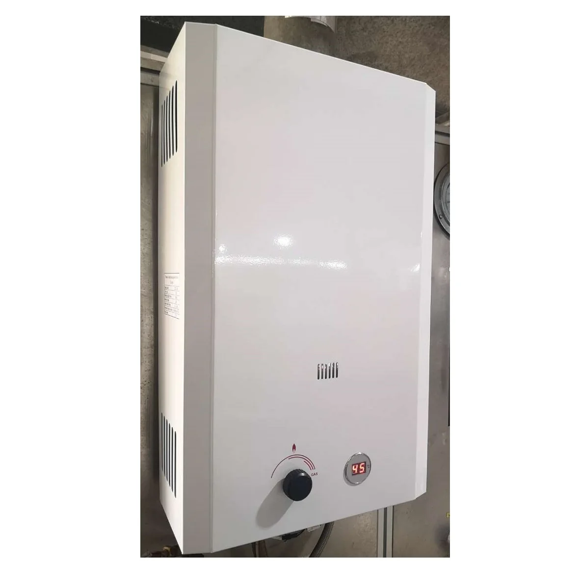 12L  Low Pressure Startup Instant Gas Water Heater Portable Gas Geyser Household Hot Water Heater