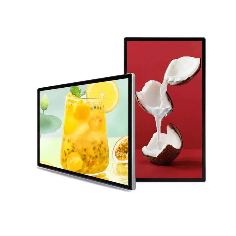 Wall Monitors Digital Whiteboard 18.5inch Lcd Advertising Screens Display Monitor Indoor Digital Menu Board