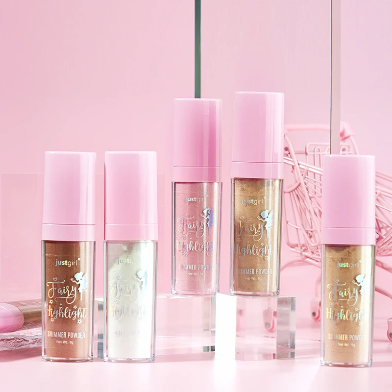 Свободный хайлайтер, мерцающий макияж, хайлайтер, порошок, фея, высокий свет, пудра для тела, высокая освещенность, натуральный водонепроницаемый