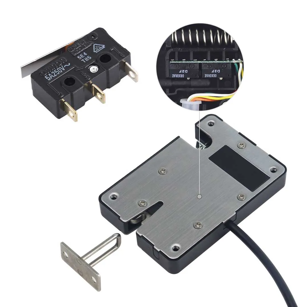 KERONG Electric Magnetic Cabinet Lock Cylinder For Logistic Storage Supermarket Locker