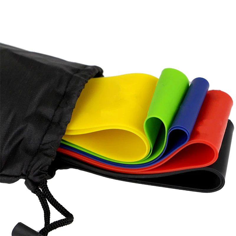 Top Rated High Quality Workout Best Resistance Bands Flexibility Eco Friendly Set of Stretch Band Bodybuilding Women