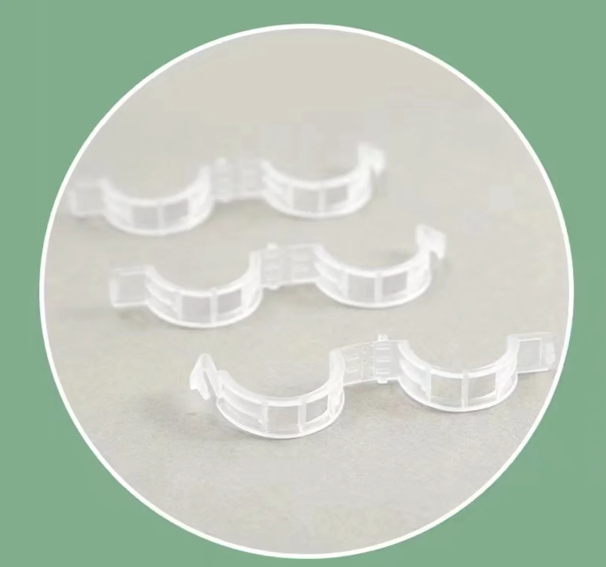 Connects plants greenhouse vegetables 25mm repeated use pvc plant support tomato clips