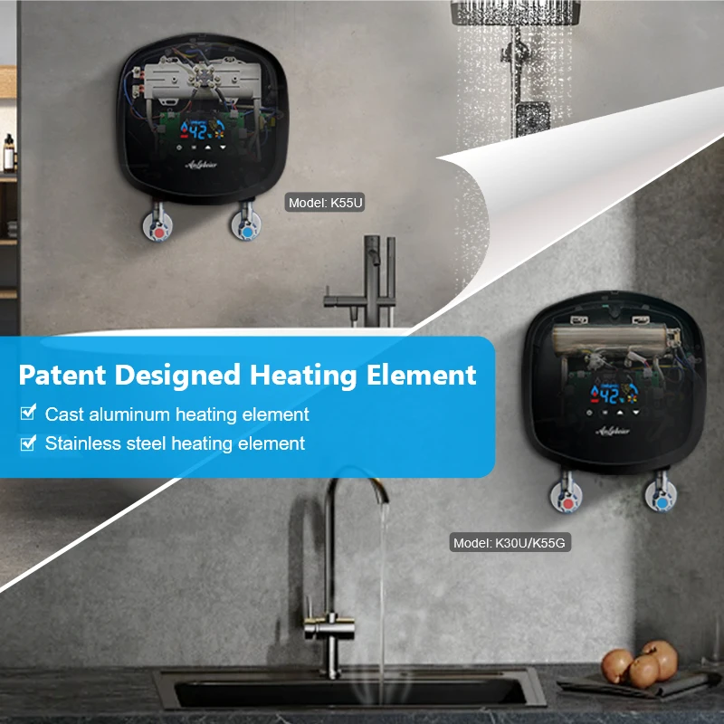 factory cheap wholesales price high quality instant electric hot water gyser