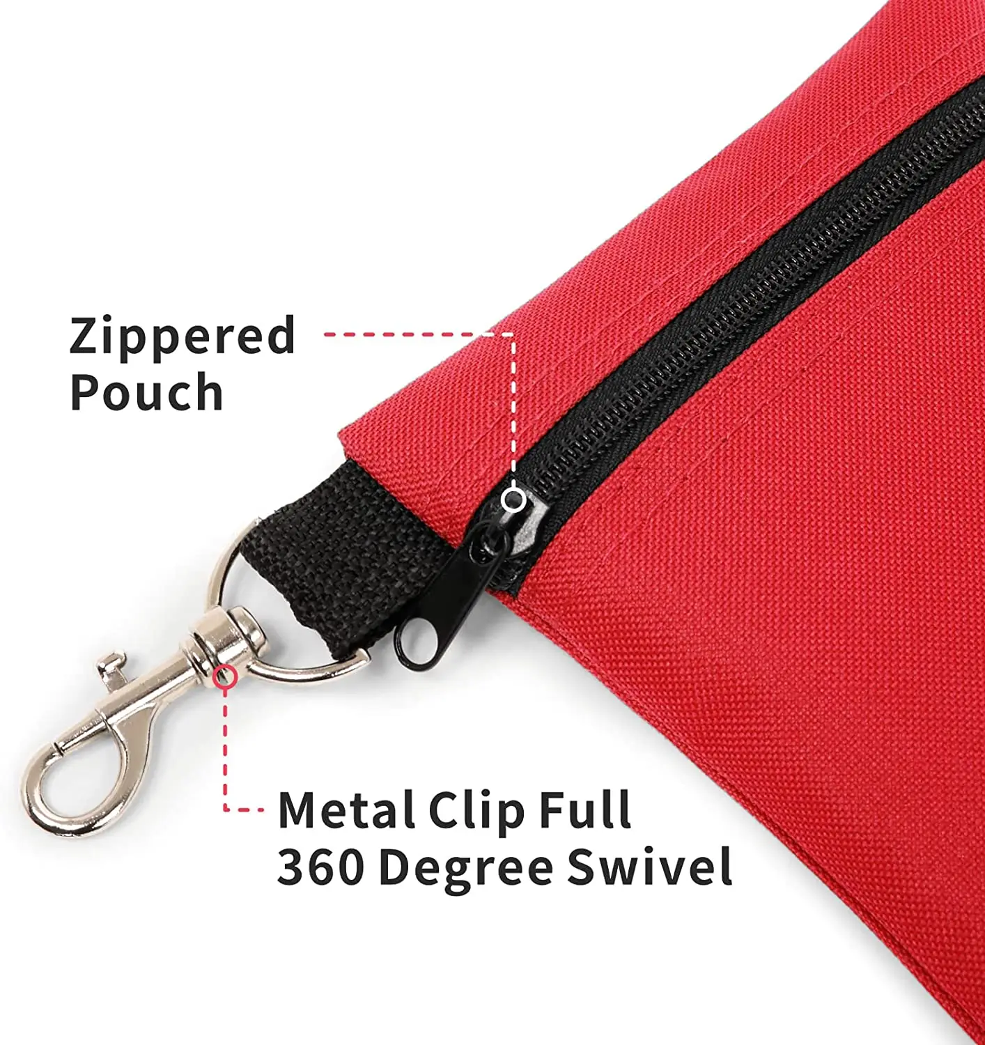 China Supplier BSCI Factory OEM Custom logo Sport Blue Black pink Zipper Bag Golf Tee Pouch Holder