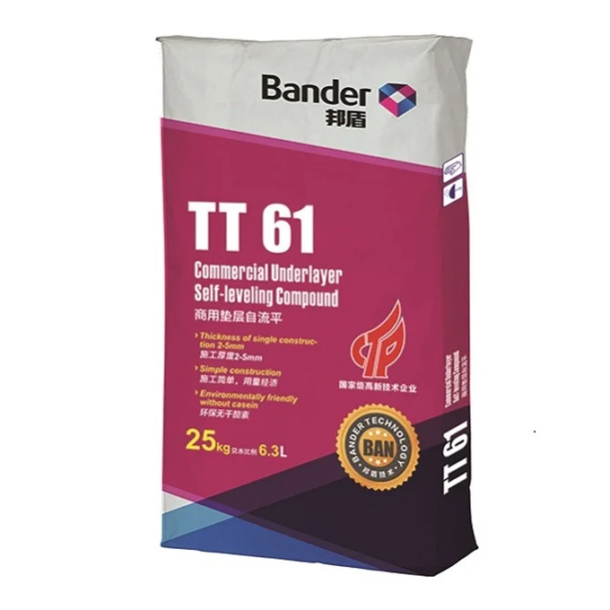 Bander TS87 Factory Price Whole Sale New Self-Leveling Compound/ Self-Leveling Cement