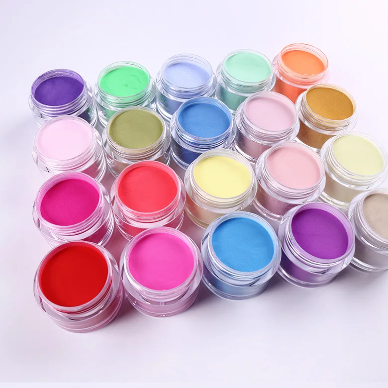 Private Label colored Nail Dipping vendors Wholesale bulk  Dip Acrylic nail Powder with liquid monomer for nails