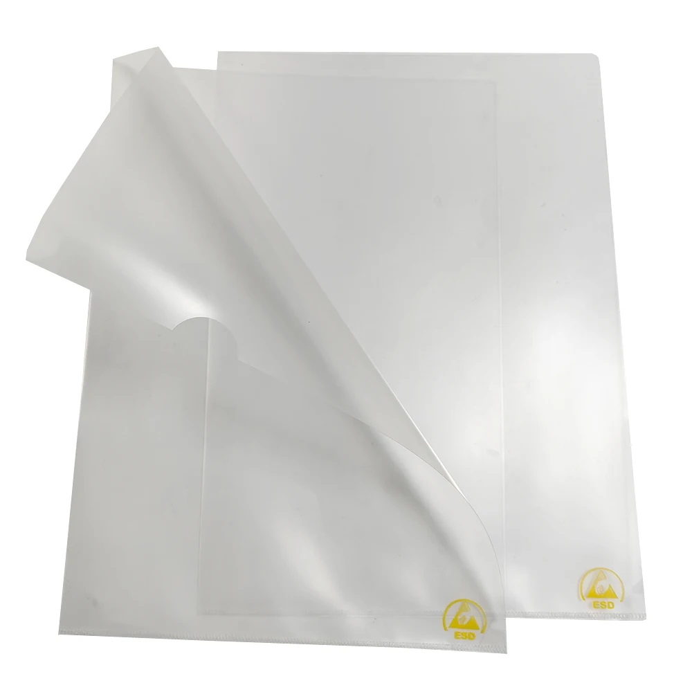 ALLESD Transparent A4 Lint Free Antistatic ESD File Holder ESD Document Holder