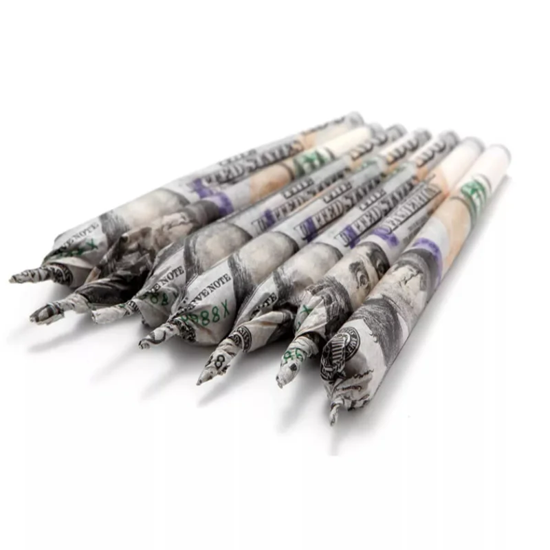 Colorful Custom Rolling Paper All Size Smoking Paper King Size Dollar Pre Rolled Cones