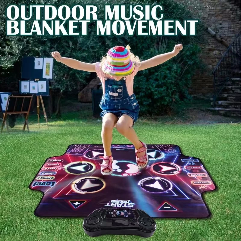 Hot Selling Electronic Dance Pad Non-Slip Plastic Dancing Step Mat for PC USB Dance Revolution Unisex