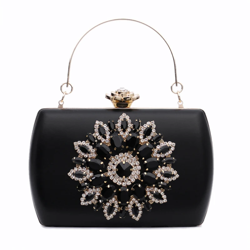 Wholesale Luxury Diamond Evening Bags Women trendy Rhinestone Clutch Bags