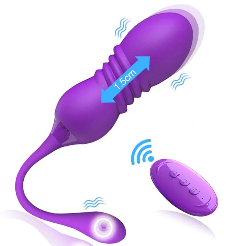 Thrusting Wireless Remote Love Egg Sex vibration jumping egg remote control massage vibrating egg vibrator for female