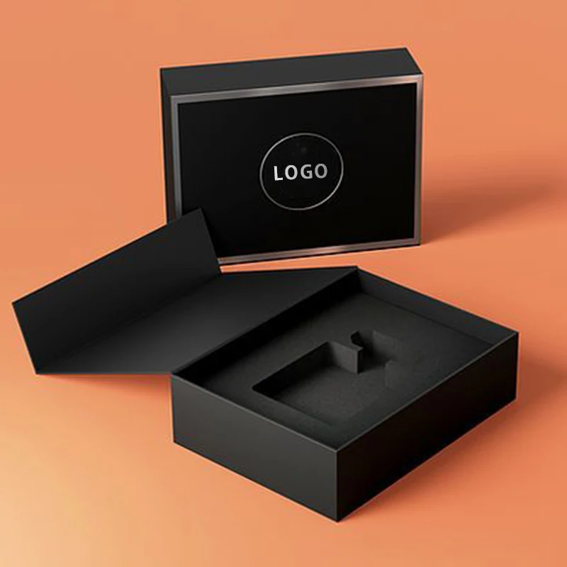 Superior Quality Black Paper Boxes Magnetic Box Gift Box Packaging