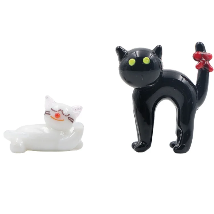 Murano Art Glass Cat Figurine