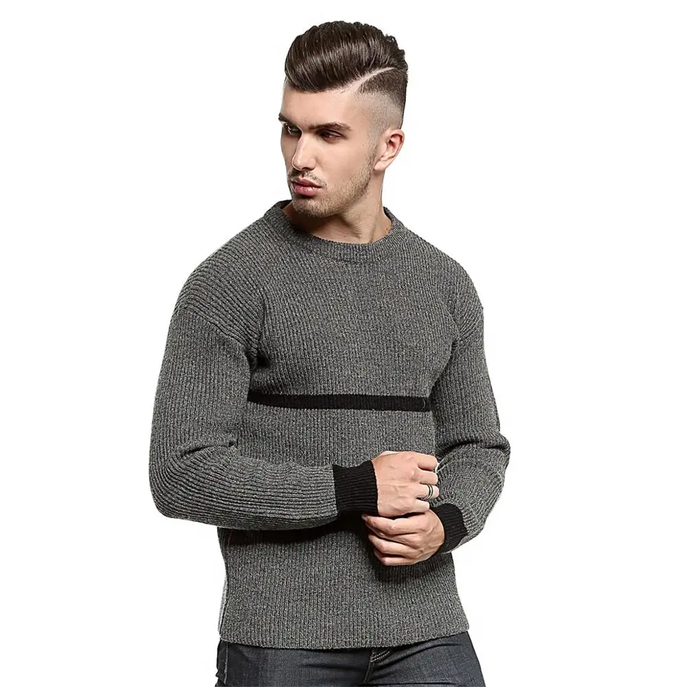 Sweden Antique Man Amry Tactical MILITARY UNIFORM 100% Wool Military Sweater Round Neck Winter Pullover