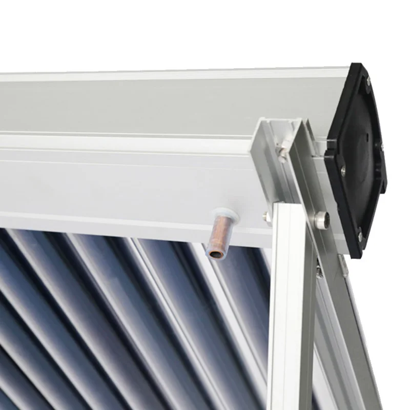 Vacuum Tube Heat Pipe Solar Collector with Inlet and Outlet in the Bottom of Manifold