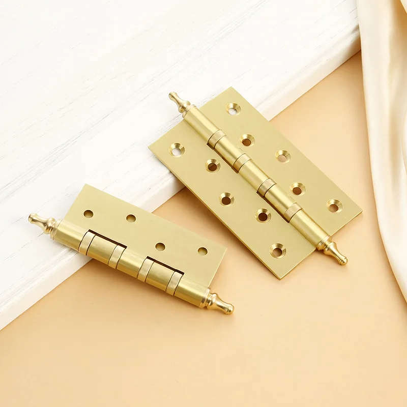 Furniture Brass Solid Cabinet Door Catch Latch Small Furniture Folding Concealed Door Hinges