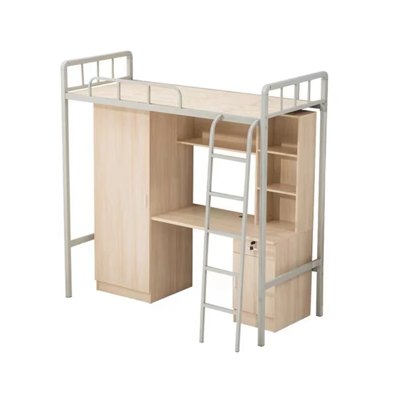 Superior Quality Bed And Table Dormitory Modern Design Wrought Iron Bunk Beds Cheap