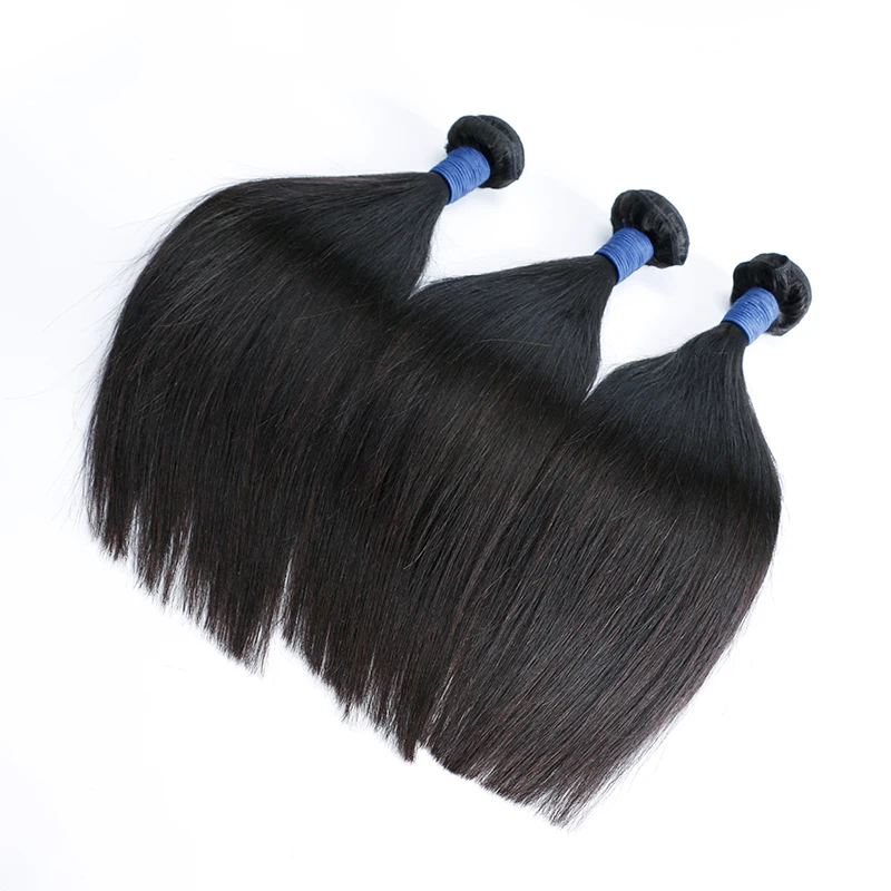 
Raw unprocessed 100% virgin indian remy temple hair ready to ship straight 8-30inch 
