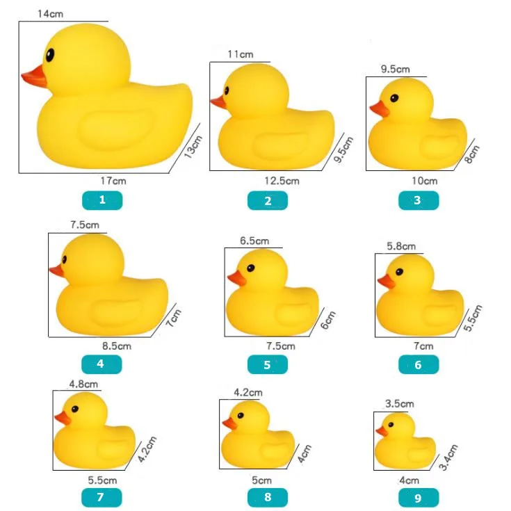 animal natural rubber duck shampoo baby silicone bath toys