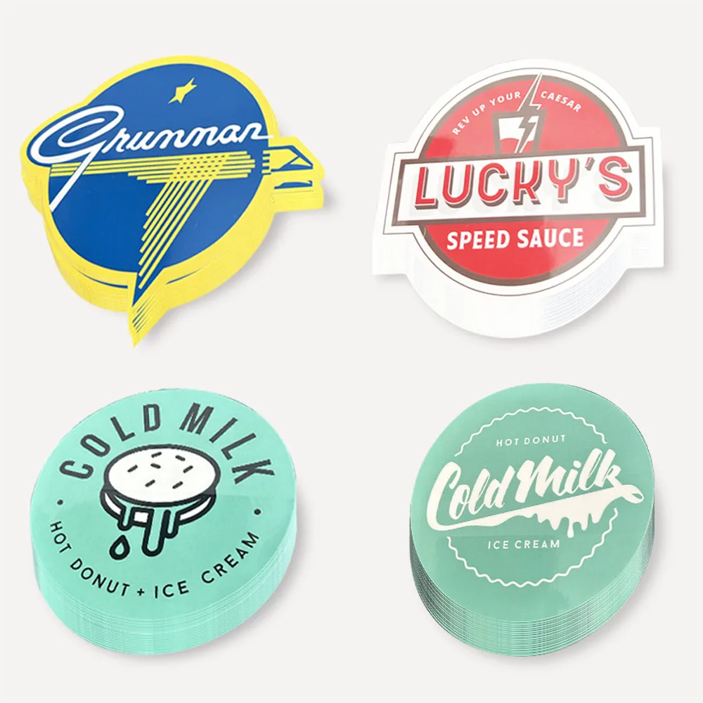 Self Adhesive UV Waterproof Holographic Sheets Sticker Anime Vsco Clean PVC Label Custom Logo Recyclable Die Cut Vinyl Stickers