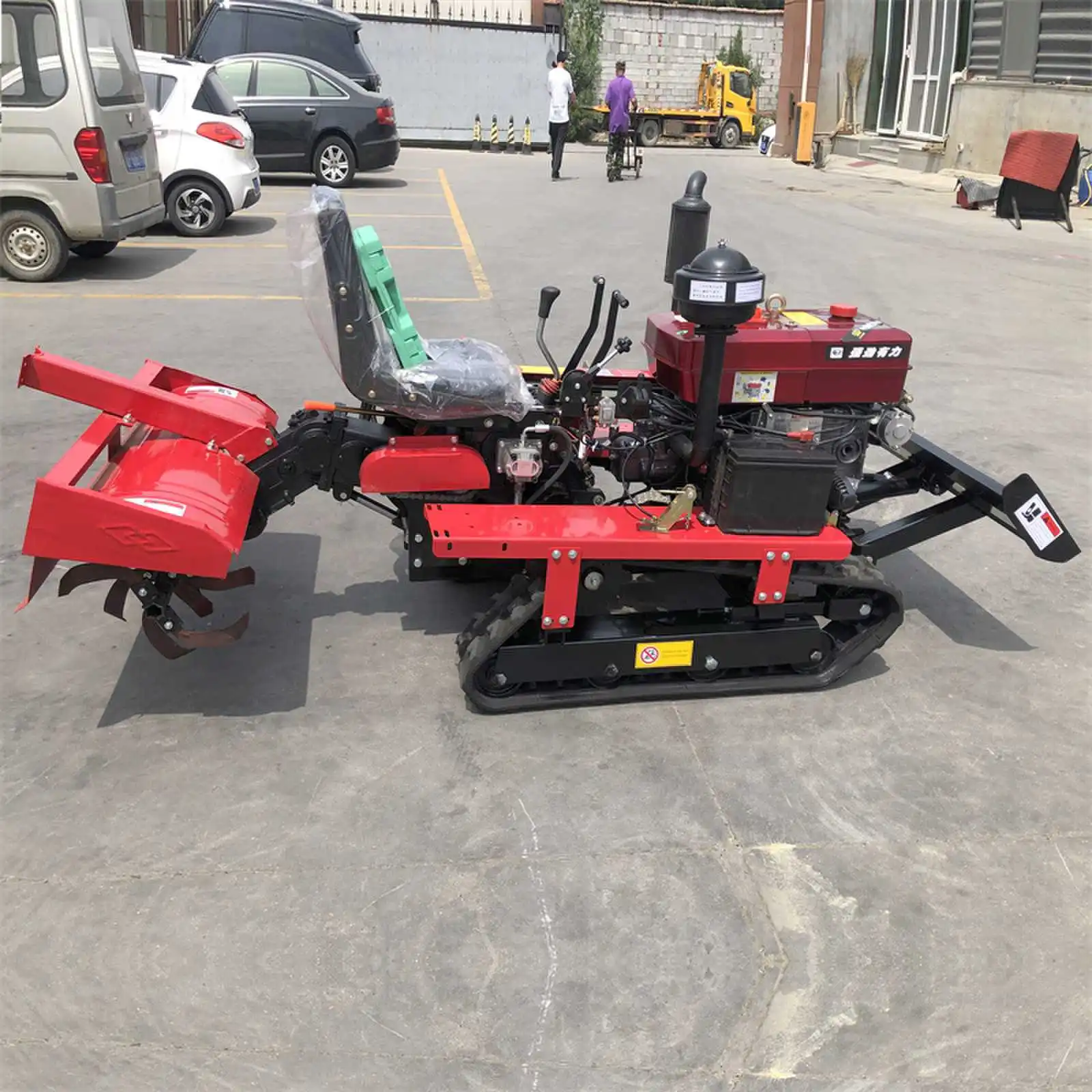 Agriculture Equipment Rotary Hoe Tiller Cultivator 25hp Ride On Cultivator Rotary Tiller Garden Mini Tractor With Hitching Tool