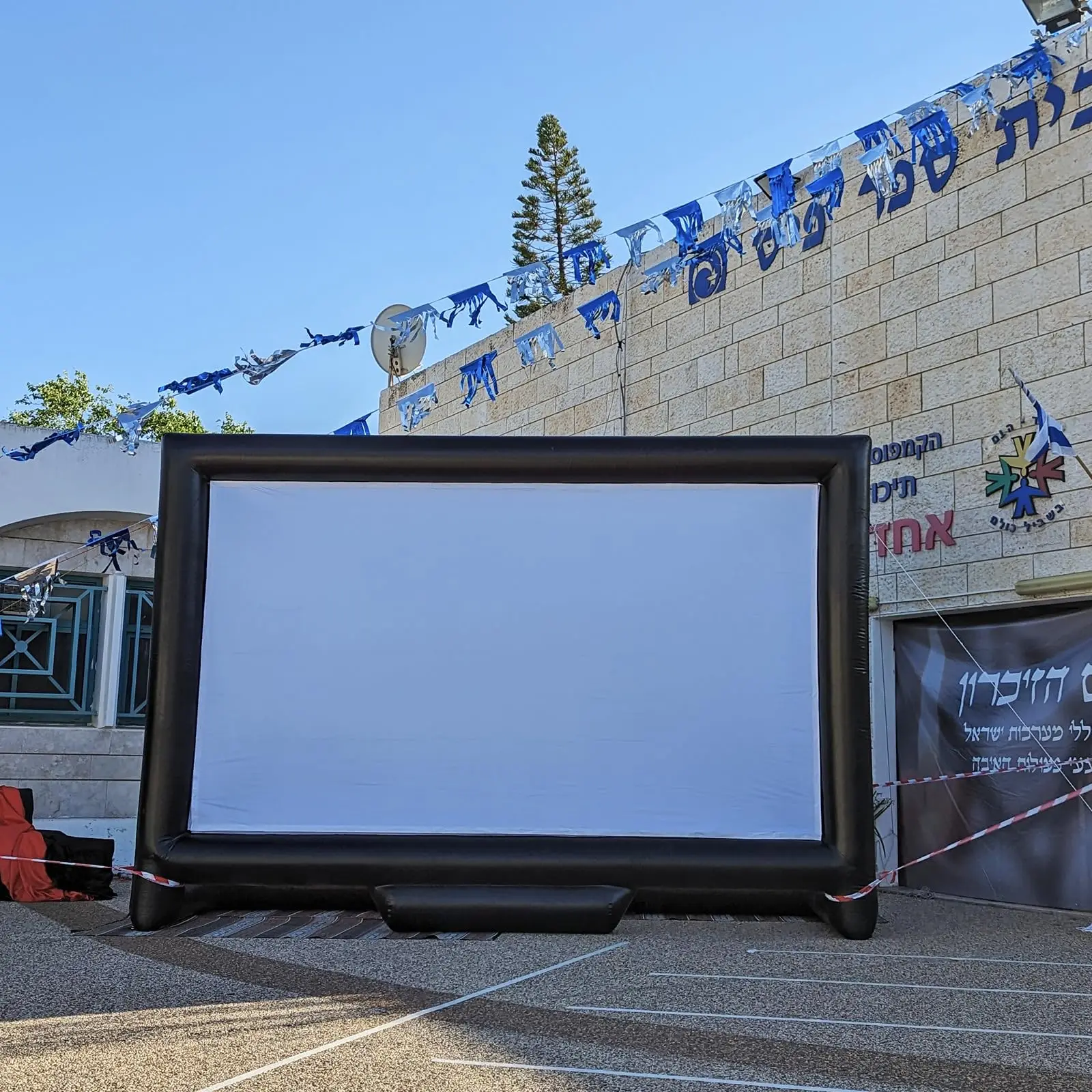 Giant190 Inches Airtight Rental Movie Screen Inflatable Movie Screen For Home Party Advertising Inflatable Screen Movie Cinema