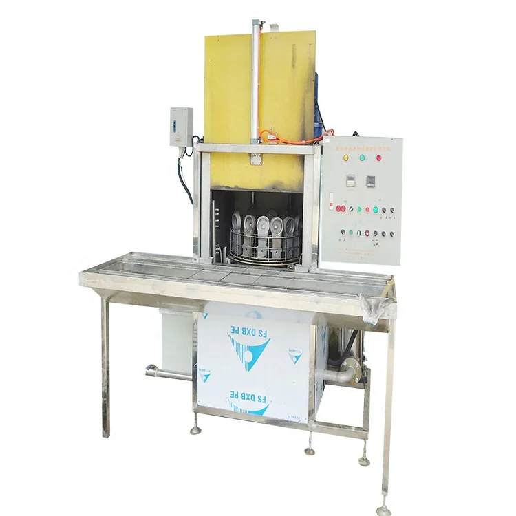 custom tooling basket rotating front loader industrial  parts washers with roller platform pressure cabinet washing machine