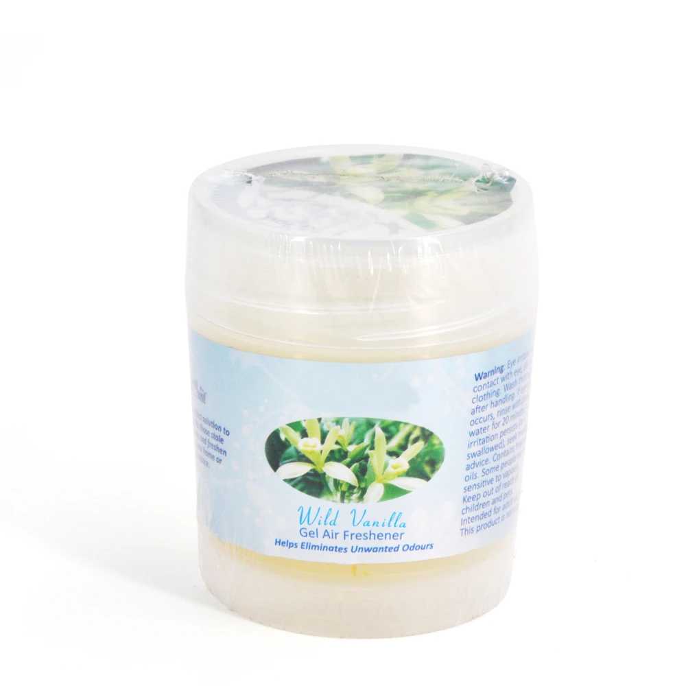 Custom Solid Air Freshener Gel Plastic Car Toilet Gel Air Freshener Containers Empty Jar Manufacturers Air Gel Freshener