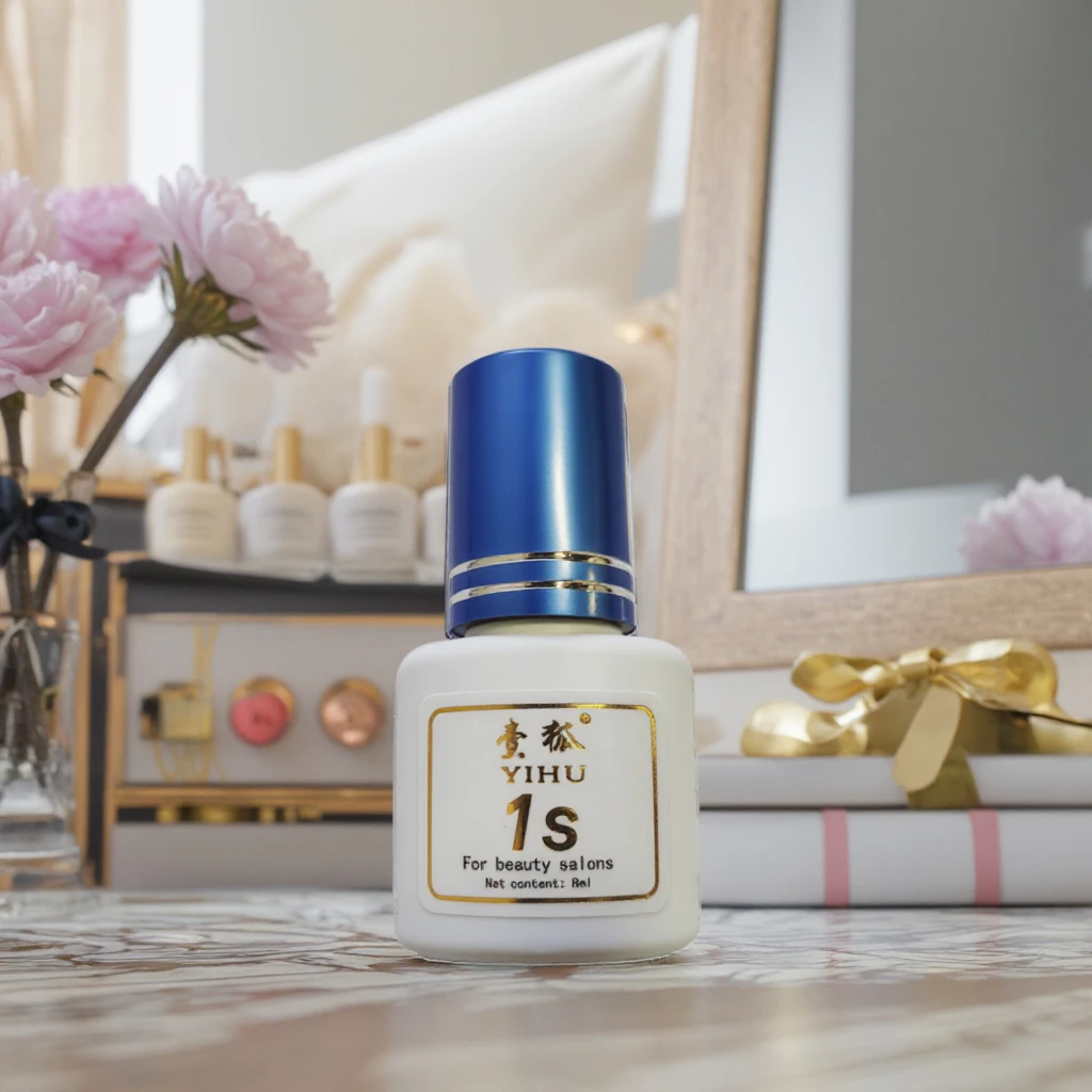 Eyelash Glue Super Fast High Viscosity AHA Long-Lasting Extension Low Fume Bottle Made China