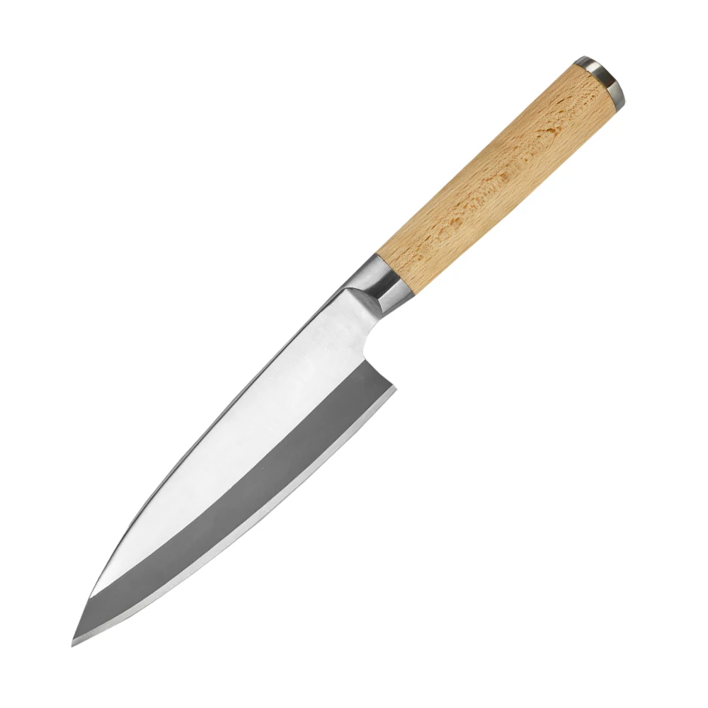 Professional 180mm Japanese High Carbon Steel Knife Fish Filleting Sashimi Sushi Slicing Carving Chef Knife Cleaver Knife