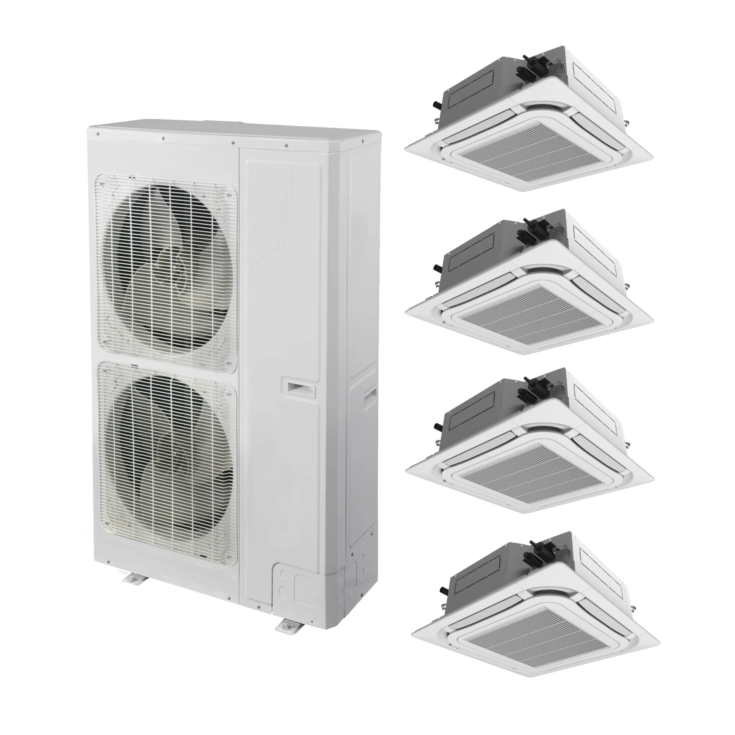 4 Zones Hotel System VRF Central Air Conditioner System 8 Way Cassette Type Multi Aire Acondicionados