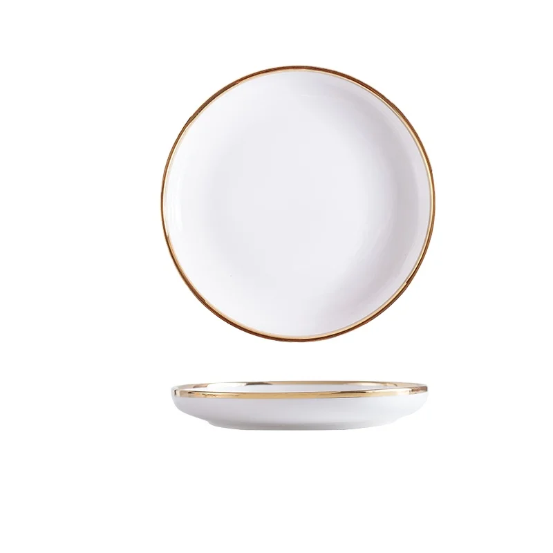 Wholesale antique Luxury plate set porcelain luxury dinnerware dishes With Wholesaler