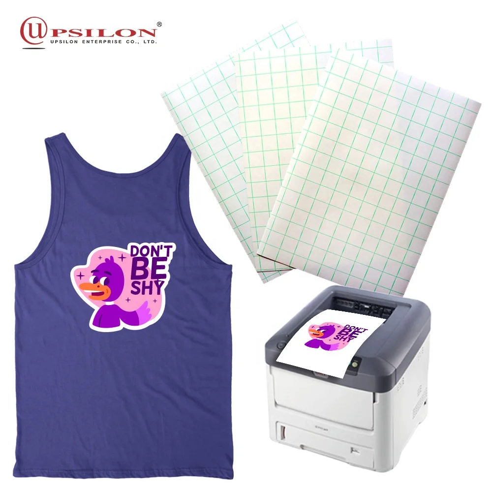 Opaque Clothes Laser A4 Printer Heat Transfer T Shirt Printing Paper