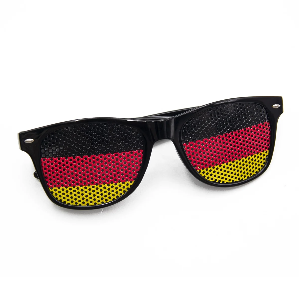 OEM Cheap Price Football Fans Flag Glasses Customized Plastic Country Flag Glasses Promotional Sunglasses