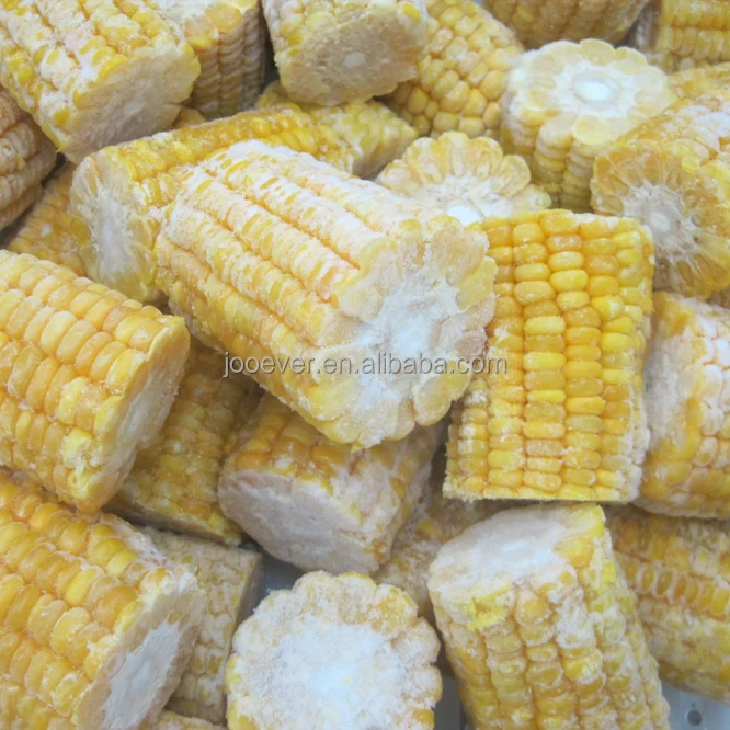 BRC HACCP Сертифицированный IQF замороженный сладкий кукурузный коббетт Бланшированный