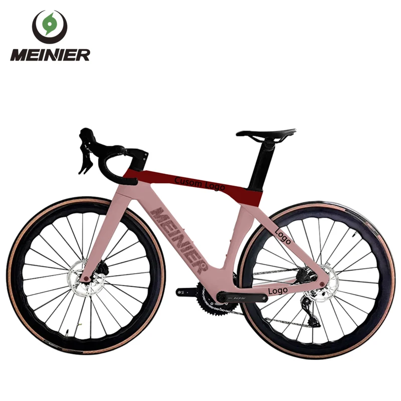 sell hot cakes carbon frame road bike carbon fiber bike frame disc Fully hidden Road bike 24 speed disc brake racing
