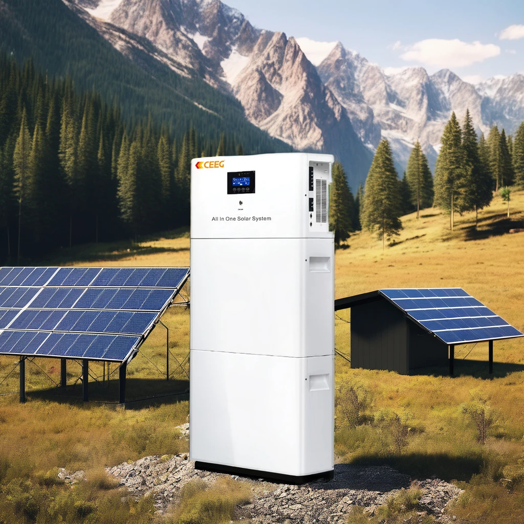 CEEG Off Grid Solar Power System 5KW 10KW Solar Panels With Battery And Inverter Complete Kit Solar Energy System