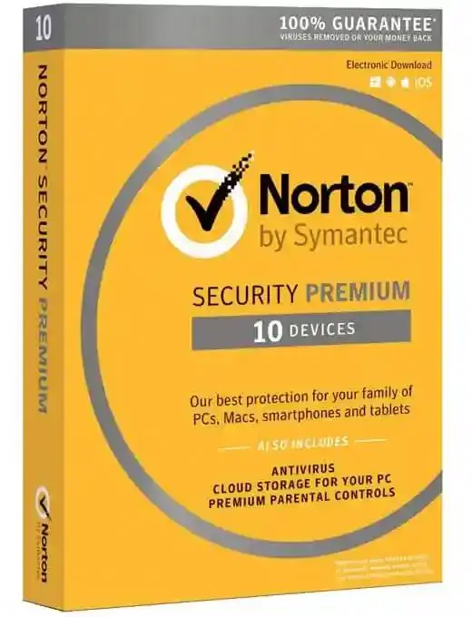 Norton 360 Deluxe 1 year 1 user computer software email delivery antivirus