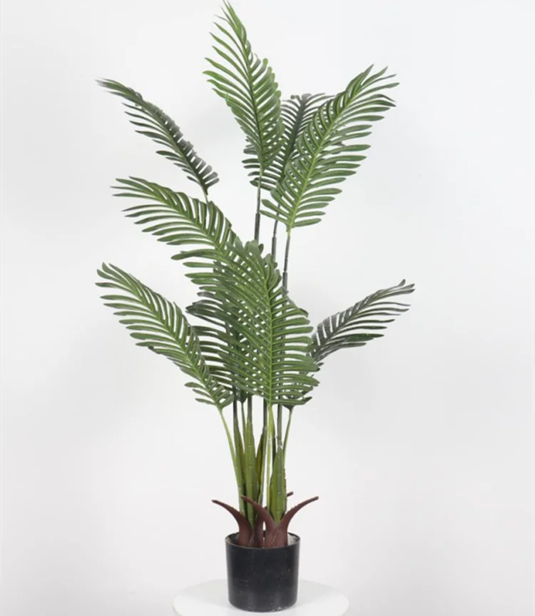 Wholesale Green Plants Trunks Plastic Artificial Palm Tree for Indoor/Outdoor Decoration