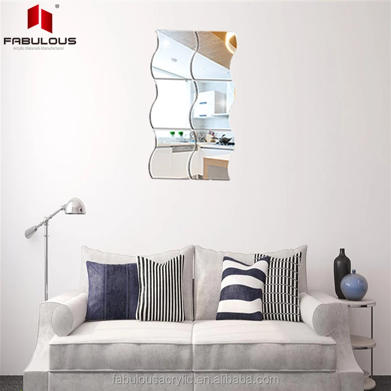 Wholesale modern custom size wall mirror house decoration home diy wall decoration nursery wall decor