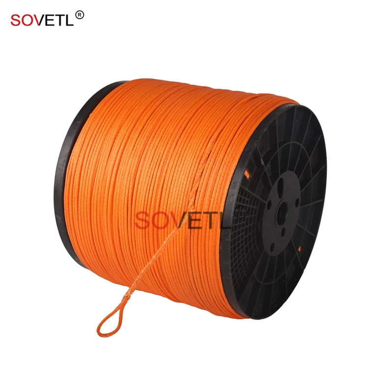 UHMWPE Rope with Loop Durabe Anti Cut Insertion Sewn Lightweight Cord 12 strands Strongest Material UHMWPE Continuous Loop