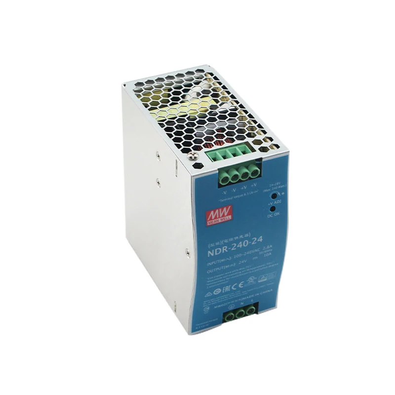MEANWELL NDR-240-24 meanwell din rail switching power supply 24v din rail transformer
